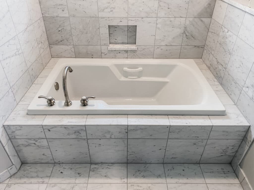 Bathtub install from The Plumbing Physician